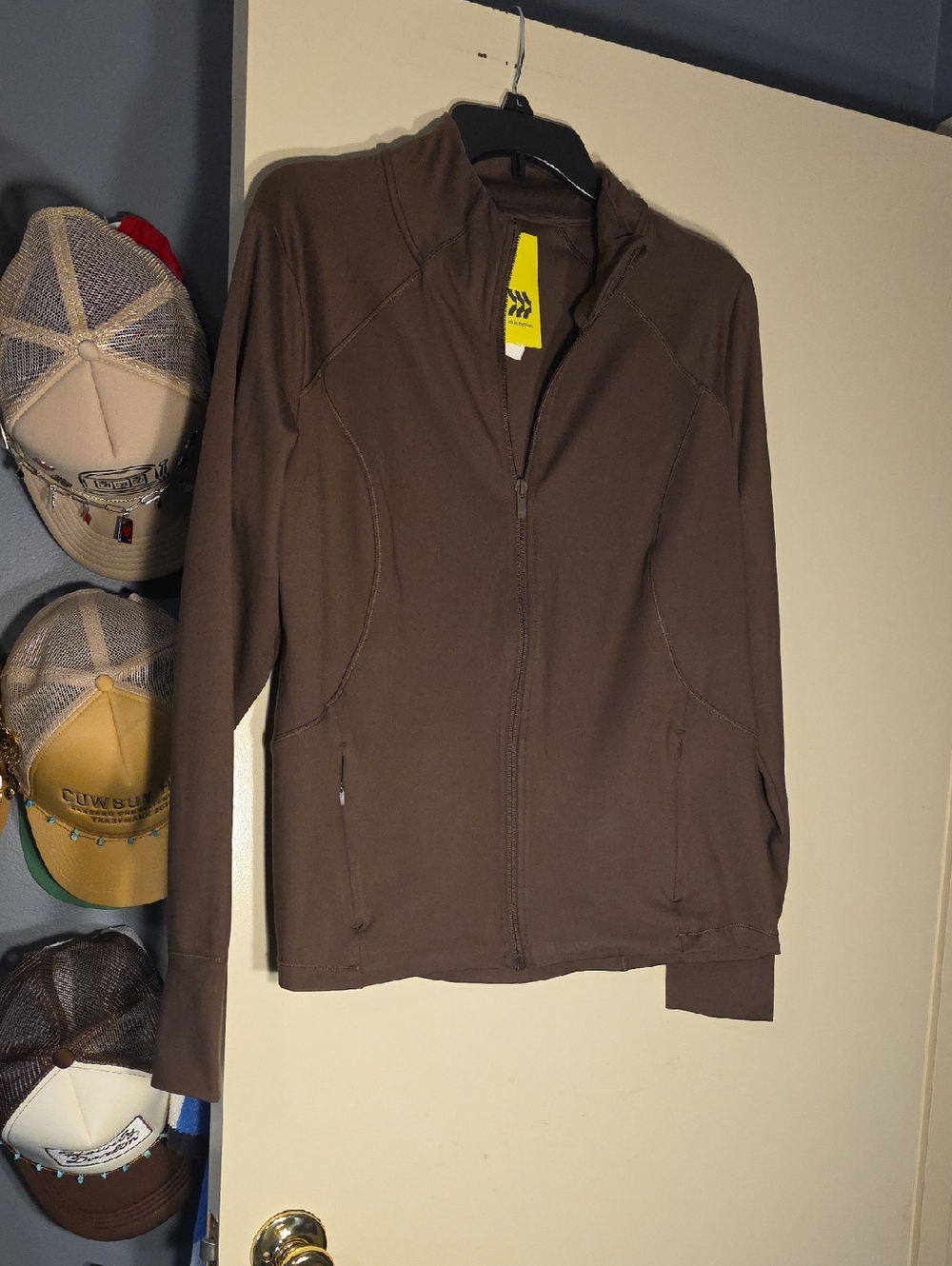 all in motion Brown Lightweight Full-Zip Shirt Jacket